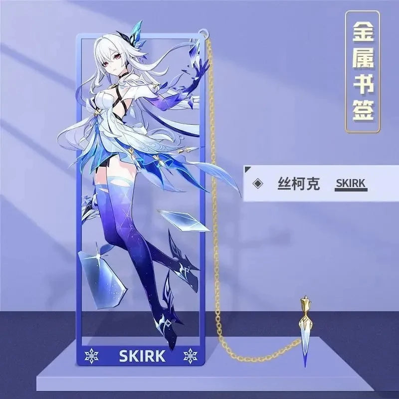 Genshin Impact Metal Bookmarks 8.5x3.5cm
