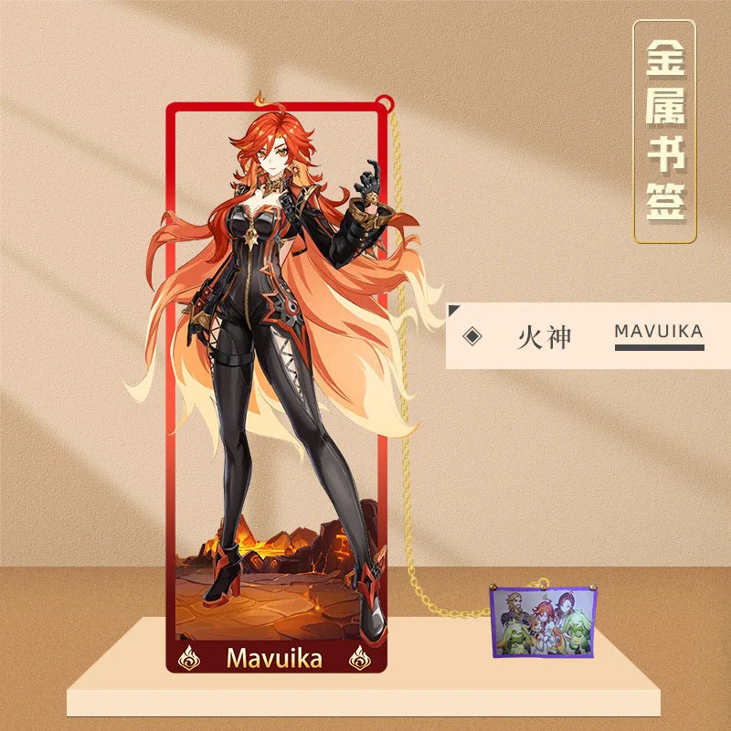 Genshin Impact Metal Bookmarks 8.5x3.5cm