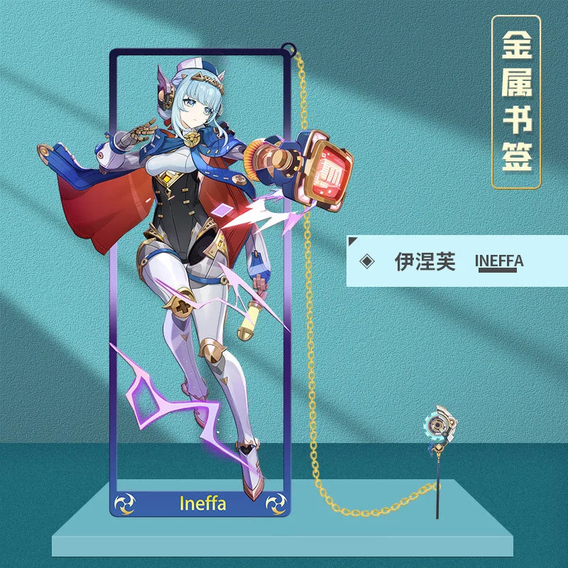 Genshin Impact Metal Bookmarks 8.5x3.5cm