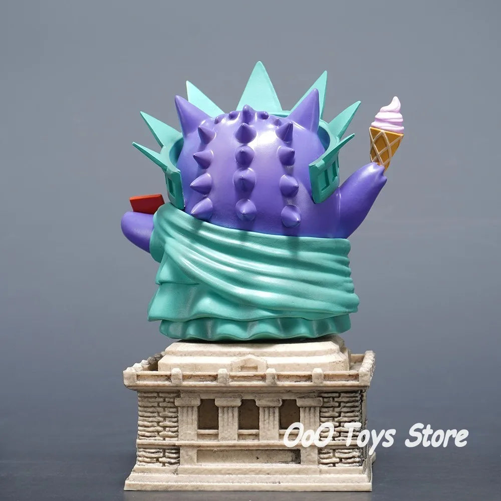 Pokemon Gengar Cosplay Statue of Liberty PVC Figure