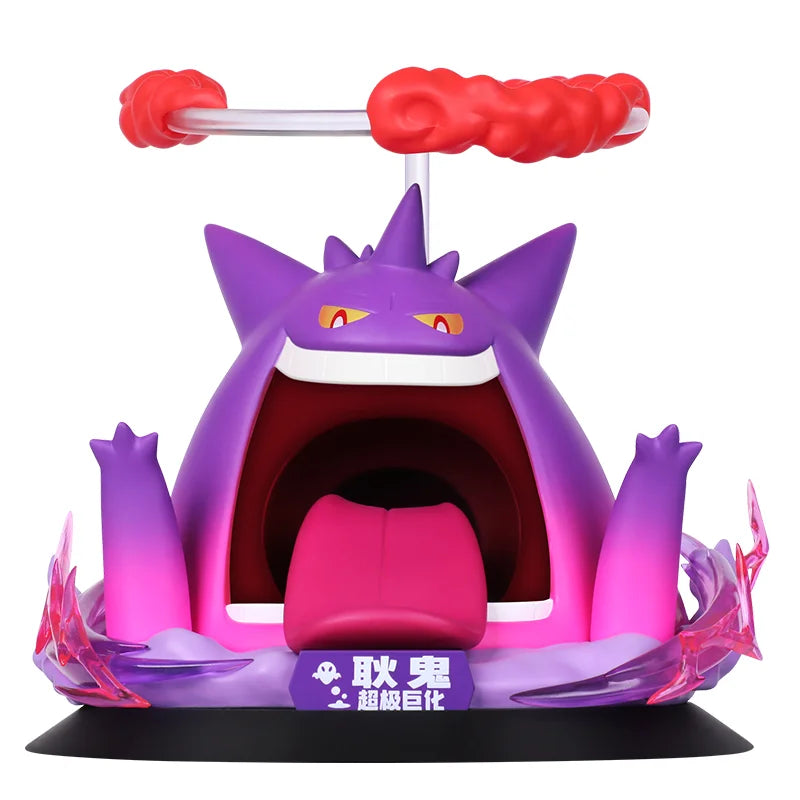 Gigantamax Pikachu and Gigantamax Gengar pokemon PVC figures