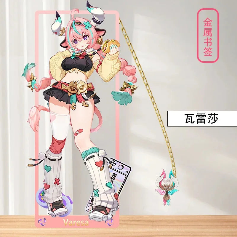 Genshin Impact Metal Bookmarks 8.5x3.5cm