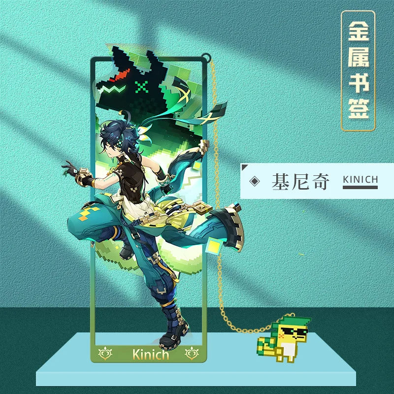 Genshin Impact Metal Bookmarks 8.5x3.5cm
