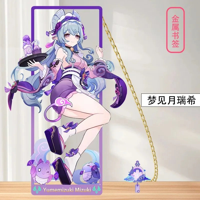 Genshin Impact Metal Bookmarks 8.5x3.5cm