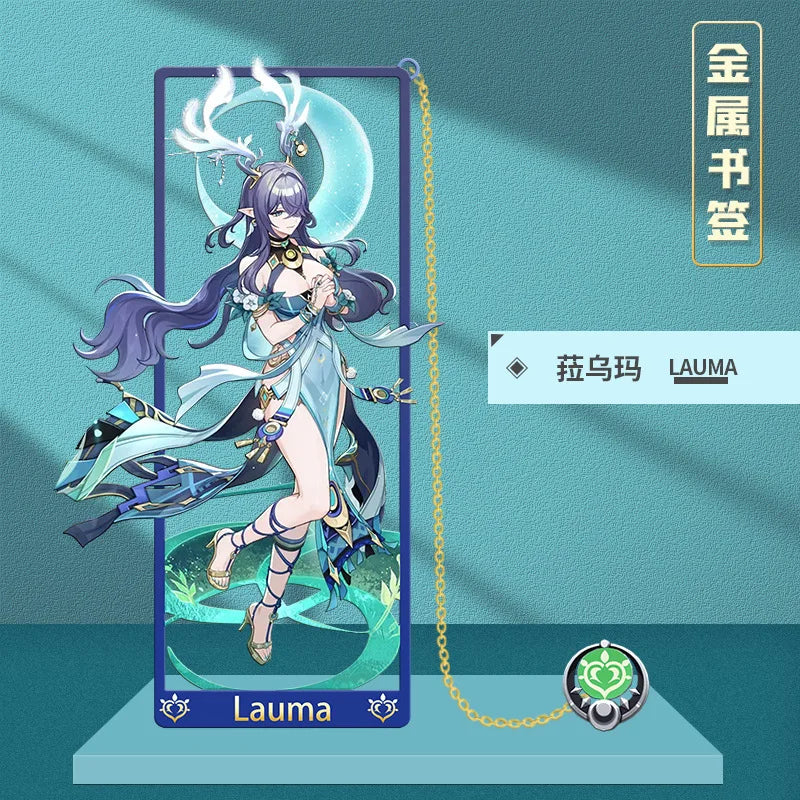 Genshin Impact Metal Bookmarks 8.5x3.5cm