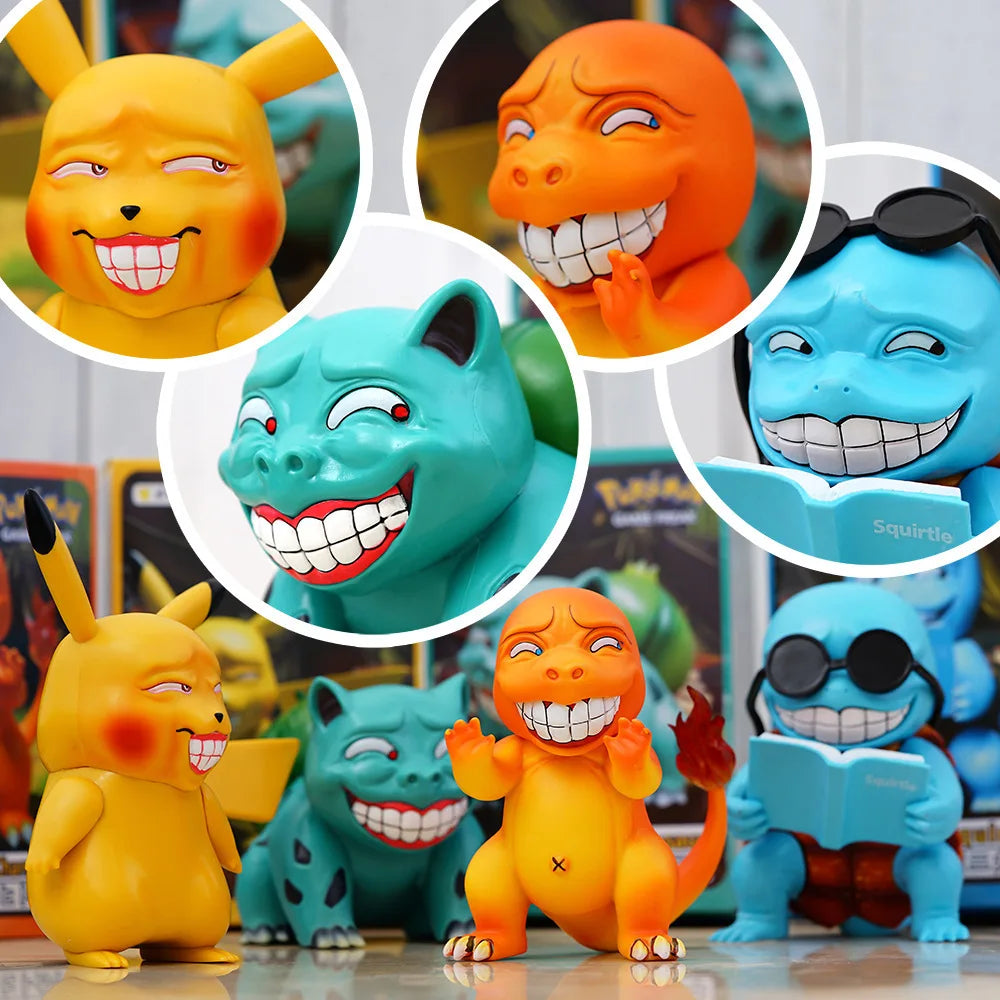 Funny and smirky pokemon PVC figures