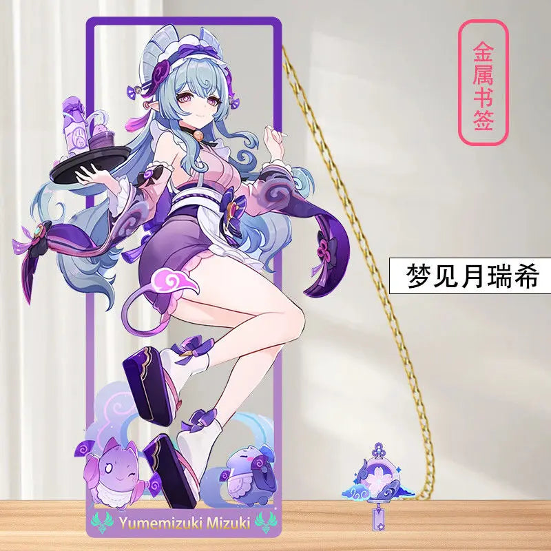 Genshin Impact Metal Bookmarks 8.5x3.5cm