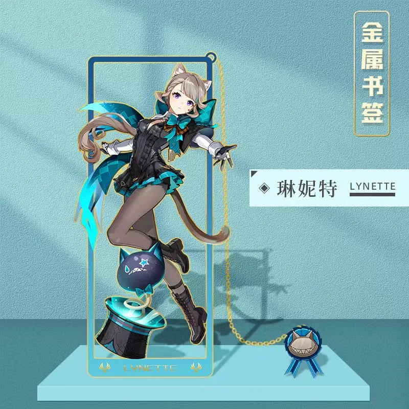 Genshin Impact Metal Bookmarks 8.5x3.5cm