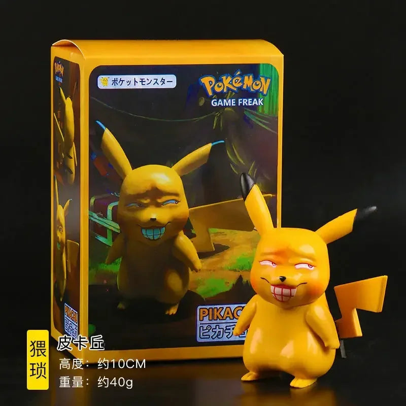 Funny and smirky pokemon PVC figures