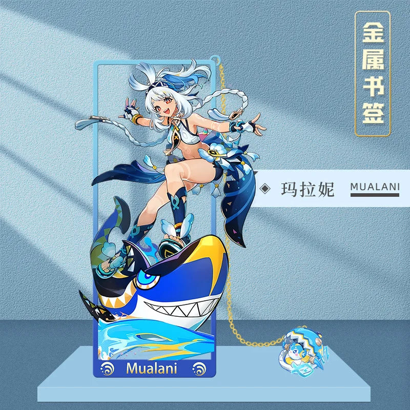 Genshin Impact Metal Bookmarks 8.5x3.5cm