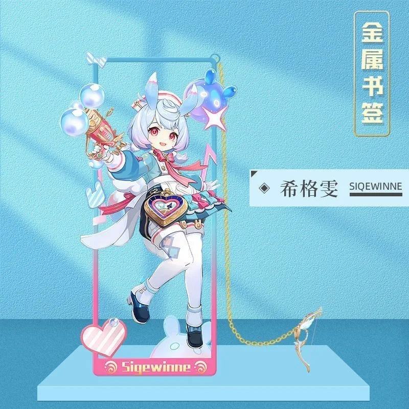 Genshin Impact Metal Bookmarks 8.5x3.5cm