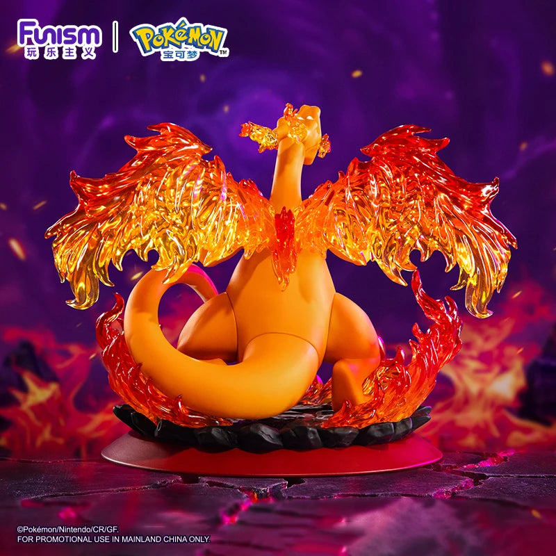 Genuine Pokemon Gigantamax Charizard and Gigantamax Eevee PVC Action Figures