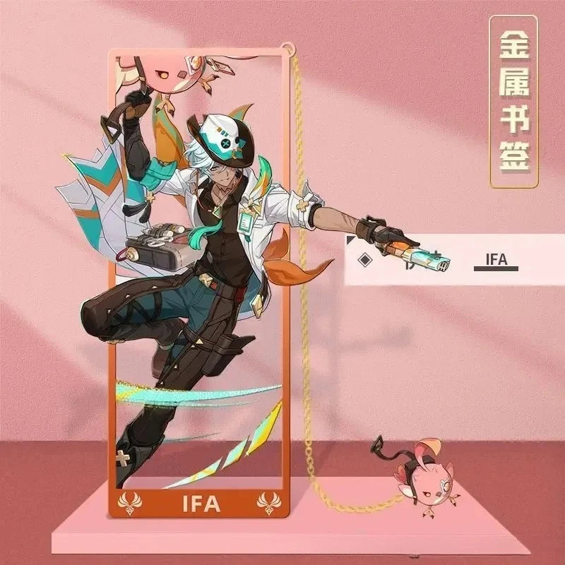 Genshin Impact Metal Bookmarks 8.5x3.5cm