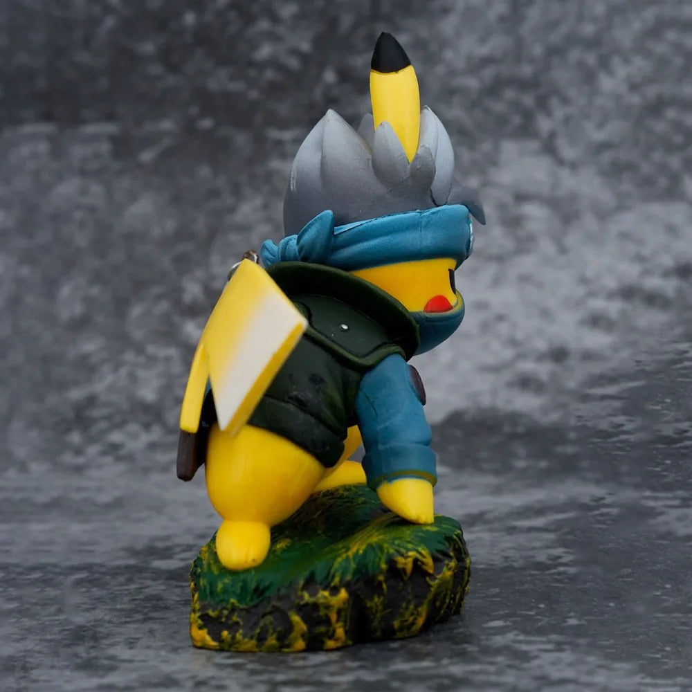 10cm/3.9in Pikachu Kakashi cosplay Pokemon figure