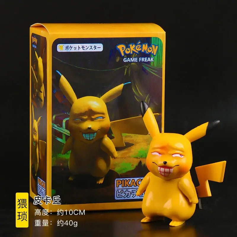 Funny and smirky pokemon PVC figures